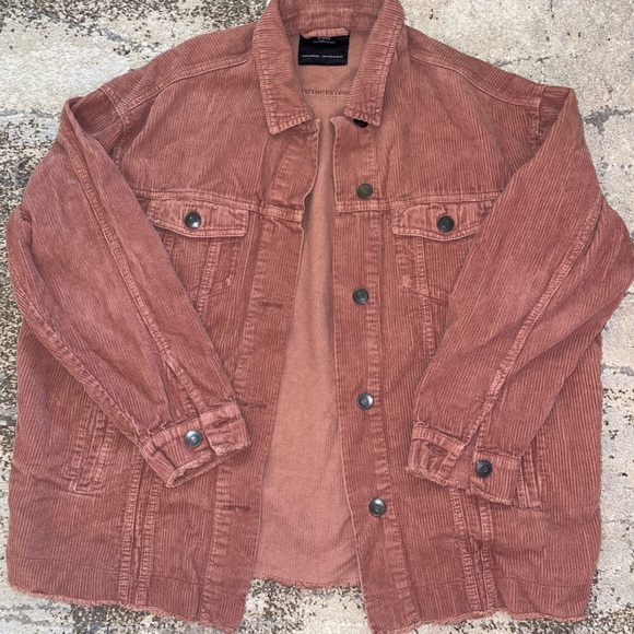 SOLD ❌ZARA Pink Ribbed Corduroy Cord Jacket | Women’s Size M | Overshirt - Picture 3 of 4